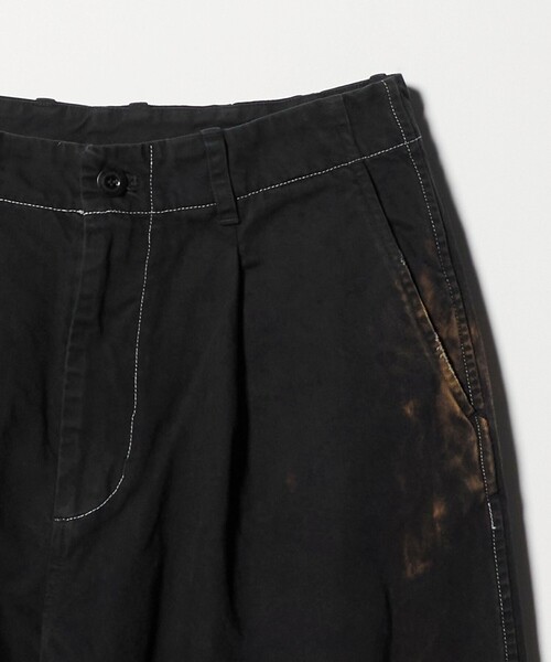 concause(コンコース)の「<concause> wide chino Trouser/チノパンツ(チノパンツ・メンズ・オフホワイト/ブラック/ケリーグリーン・4/5)」の18枚目の写真