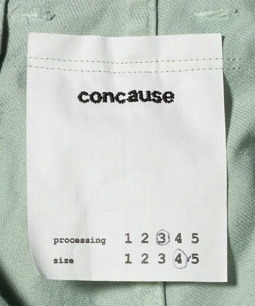 concause(コンコース)の「<concause> wide chino Trouser/チノパンツ(チノパンツ・メンズ・オフホワイト/ブラック/ケリーグリーン・4/5)」の21枚目の写真