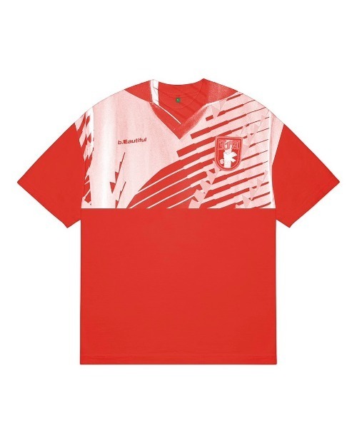 b.eautiful サッカー日本代表　ゲームシャツ服 b.Eautiful】ビューティフル Soccer Jersey 1.2 T-Shirt（Tシャツ