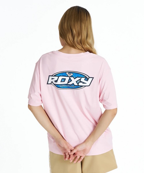 ROXY(ロキシー)の「ROXY/ロキシー 水着 ラッシュガード 半袖 Tシャツ 水陸両用 ロゴ SURF SOUL RASH TEE RLY262018 UT(Tシャツ/カットソー・レディース・ベージュ/オフホワイト/ピンク・L/M)」の15枚目の写真