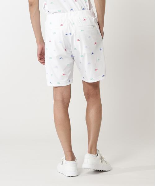 PEARLY GATES（パーリーゲイツ）の「【PEARLY GATES】手ハートＰＧ柄　ネオプロストレッチ変形ポップコーンカノコ（その他パンツ・メンズ・ホワイト系その他/ブルー系その他・MEDIUM/LARGE/X-LARGE）」の4枚目の写真