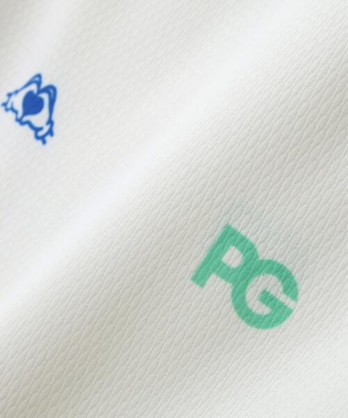 PEARLY GATES（パーリーゲイツ）の「【PEARLY GATES】手ハートＰＧ柄　ネオプロストレッチ変形ポップコーンカノコ（その他パンツ・メンズ・ホワイト系その他/ブルー系その他・MEDIUM/LARGE/X-LARGE）」の6枚目の写真