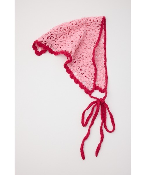 RODEO CROWNS WIDE BOWL(ロデオクラウンズワイドボウル)の「クロシェバブーシュカ(ニットキャップ/ビーニー・レディース・ホワイト系その他/ブルー/ピンク系その他・FREE)」の13枚目の写真