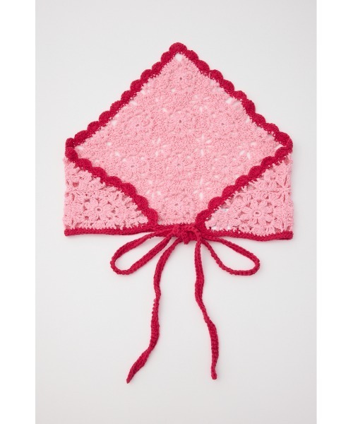 RODEO CROWNS WIDE BOWL(ロデオクラウンズワイドボウル)の「クロシェバブーシュカ(ニットキャップ/ビーニー・レディース・ホワイト系その他/ブルー/ピンク系その他・FREE)」の11枚目の写真