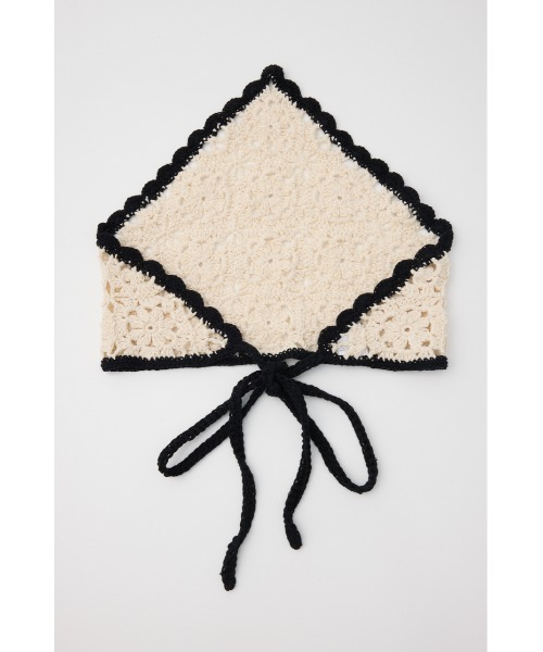 RODEO CROWNS WIDE BOWL(ロデオクラウンズワイドボウル)の「クロシェバブーシュカ(ニットキャップ/ビーニー・レディース・ホワイト系その他/ブルー/ピンク系その他・FREE)」の5枚目の写真