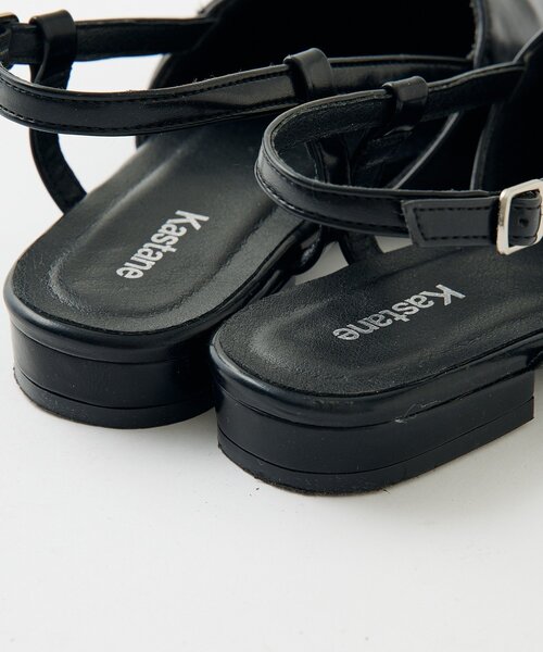 Kastane(カスタネ)の「スタッズトゥパンプス(パンプス・レディース・サンドベージュ/ブラック・37/36/38)」の15枚目の写真