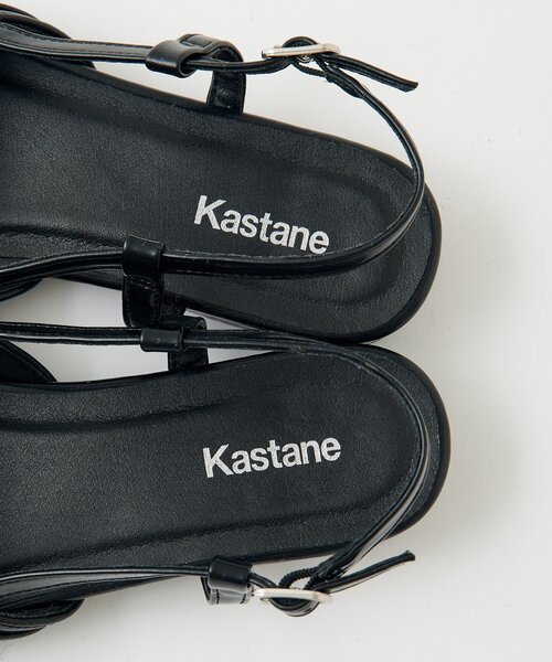 Kastane(カスタネ)の「スタッズトゥパンプス(パンプス・レディース・サンドベージュ/ブラック・37/36/38)」の8枚目の写真