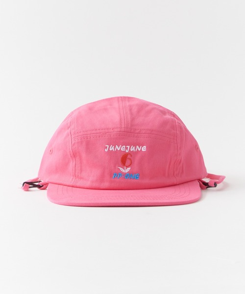 Chick(チック)の「Jet Cap with Chin Strap and Embroidered Logo / あご紐付き ロゴ刺繍 ジェットキャップ 2026年 夏 夏服(キャップ・レディース・ネイビー/ピンク・FREE)」の20枚目の写真
