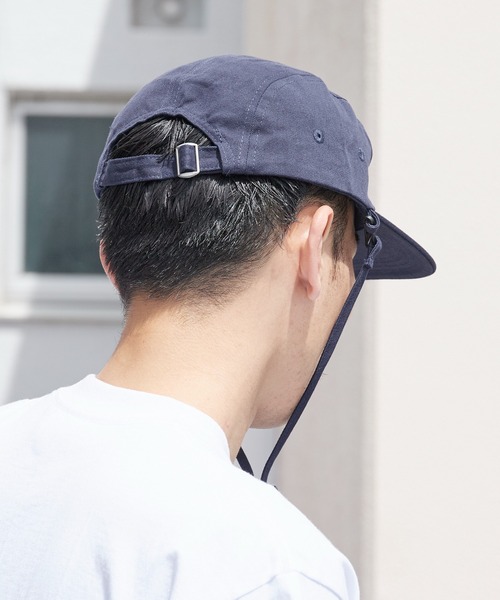 Chick(チック)の「Jet Cap with Chin Strap and Embroidered Logo / あご紐付き ロゴ刺繍 ジェットキャップ 2026年 夏 夏服(キャップ・レディース・ネイビー/ピンク・FREE)」の19枚目の写真