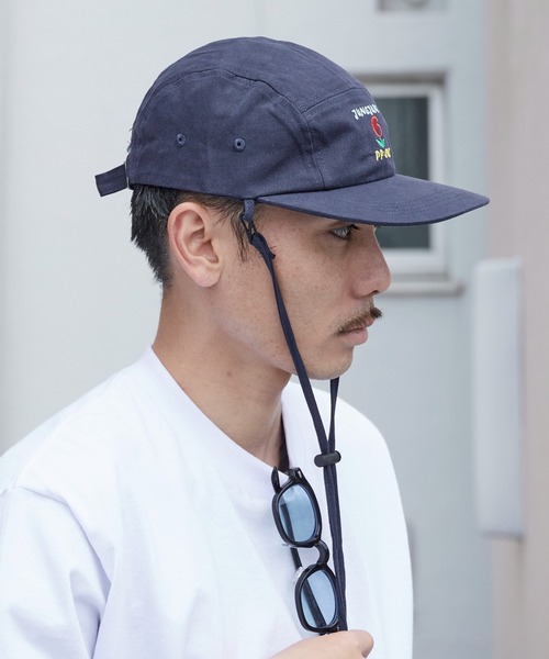Chick(チック)の「Jet Cap with Chin Strap and Embroidered Logo / あご紐付き ロゴ刺繍 ジェットキャップ 2026年 夏 夏服(キャップ・レディース・ネイビー/ピンク・FREE)」の18枚目の写真