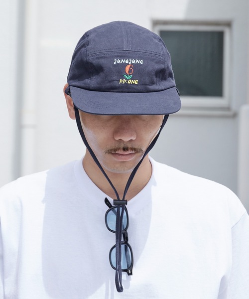 Chick(チック)の「Jet Cap with Chin Strap and Embroidered Logo / あご紐付き ロゴ刺繍 ジェットキャップ 2026年 夏 夏服(キャップ・レディース・ネイビー/ピンク・FREE)」の16枚目の写真