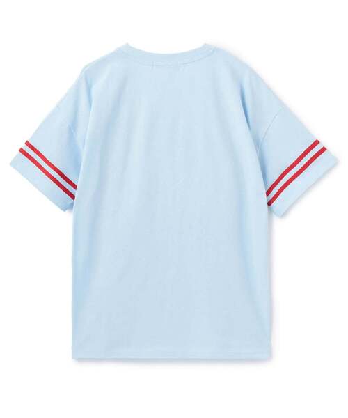 mezzo piano Junior(メゾピアノジュニア)の「【人気商品再入荷】【直営店で取り扱い無し】ナンバリングTシャツ(Tシャツ/カットソー・キッズ・ブルー/ライトグレー・S:140cm/L:160cm)」の8枚目の写真