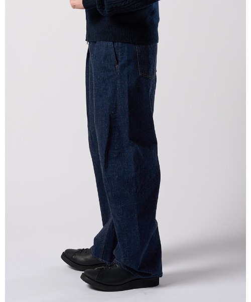 wjk(ダヴルジェイケイ)の「wide banana denim(OW)(デニムパンツ・メンズ・チャコールグレー/インディゴブルー・SMALL/MEDIUM/LARGE/X-LARGE)」の10枚目の写真