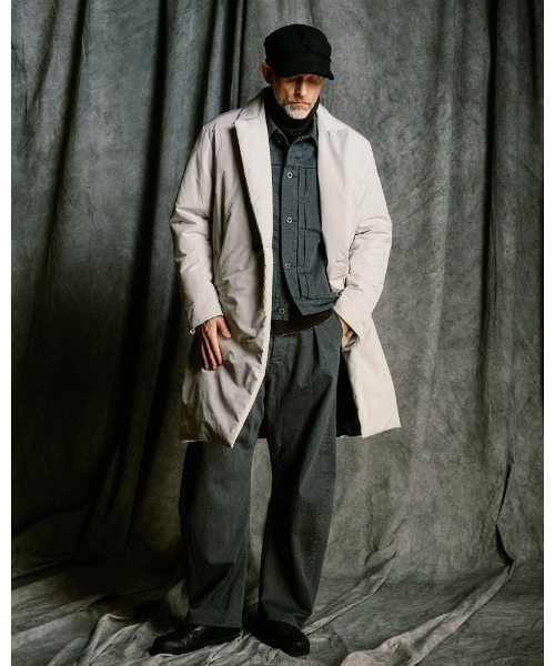 wjk(ダヴルジェイケイ)の「wide banana denim(OW)(デニムパンツ・メンズ・チャコールグレー/インディゴブルー・SMALL/MEDIUM/LARGE/X-LARGE)」の15枚目の写真