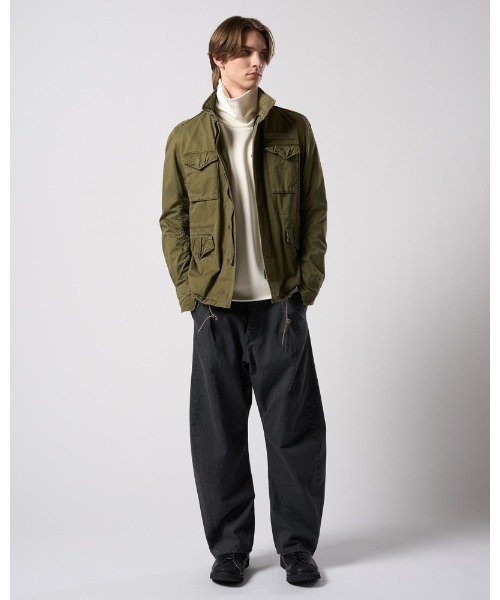 wjk(ダヴルジェイケイ)の「wide banana denim(OW)(デニムパンツ・メンズ・チャコールグレー/インディゴブルー・SMALL/MEDIUM/LARGE/X-LARGE)」の19枚目の写真