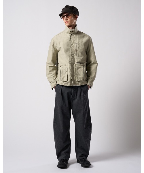 wjk(ダヴルジェイケイ)の「wide banana denim(OW)(デニムパンツ・メンズ・チャコールグレー/インディゴブルー・SMALL/MEDIUM/LARGE/X-LARGE)」の21枚目の写真