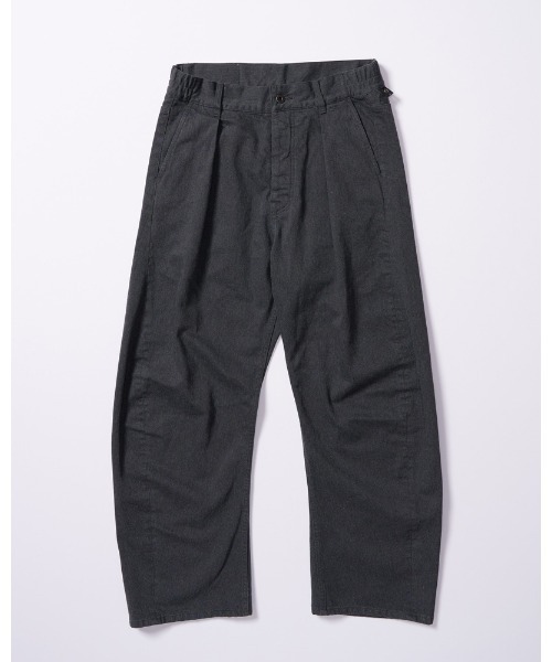 wjk(ダヴルジェイケイ)の「wide banana denim(OW)(デニムパンツ・メンズ・チャコールグレー/インディゴブルー・SMALL/MEDIUM/LARGE/X-LARGE)」の3枚目の写真