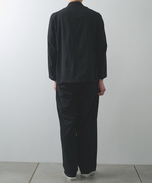 Product Twelve（プロダクトトゥエルブ）の「【Product Twelve/プロダクトトゥエルブ】Techno Wool Work Jacket（テーラードジャケット・メンズ・ブラウン/ブラック・2/1）」の6枚目の写真