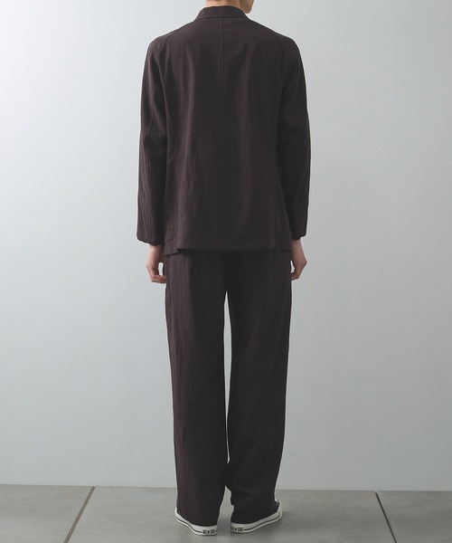 Product Twelve（プロダクトトゥエルブ）の「【Product Twelve/プロダクトトゥエルブ】Techno Wool Work Jacket（テーラードジャケット・メンズ・ブラウン/ブラック・2/1）」の13枚目の写真