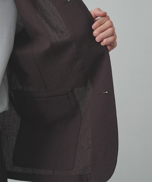 Product Twelve（プロダクトトゥエルブ）の「【Product Twelve/プロダクトトゥエルブ】Techno Wool Work Jacket（テーラードジャケット・メンズ・ブラウン/ブラック・2/1）」の17枚目の写真
