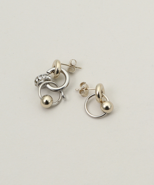 JUSTINE CLENQUET(ジュスティーヌクランケ)の「【JUSTINE CLENQUET/ジャスティーヌ クランケ】 KRIS EARRINGS(両耳)(ピアス(両耳用)・レディース・その他・FREE)」の1枚目の写真