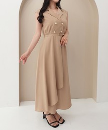 【INGNI　SOELA】金ボタントレンチワンピース　WEB限定