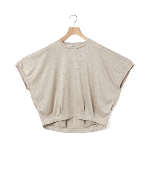 MidiUmi(ミディウミ)の「MidiUmi リネンコクーンプルオーバー(Tシャツ/カットソー・レディース・ネイビー/ベージュ・FREE)」の14枚目の写真