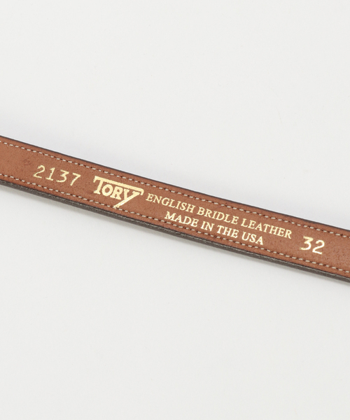 plage（プラージュ）の「TORY LEATHER CO. / トリーレザー 3/4 INCH CROSSED ベルト（ベルト・レディース・ブラック/タン・FREE）」の6枚目の写真
