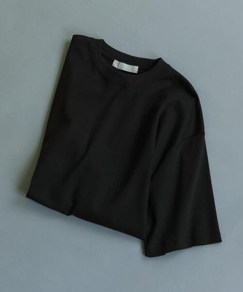SENSE OF PLACE by URBAN RESEARCH(センスオブプレイスバイアーバンリサーチ)の「コットンスムースショートスリーブ Tシャツ(Tシャツ/カットソー・メンズ・ホワイト/ネイビー/ライトベージュ/チャコールグレー/ライトブルー/ブラック・LARGE/MEDIUM)」の3枚目の写真
