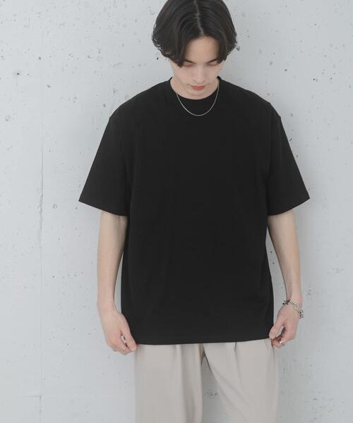 SENSE OF PLACE by URBAN RESEARCH(センスオブプレイスバイアーバンリサーチ)の「コットンスムースショートスリーブ Tシャツ(Tシャツ/カットソー・メンズ・ホワイト/ネイビー/ライトベージュ/チャコールグレー/ライトブルー/ブラック・LARGE/MEDIUM)」の13枚目の写真