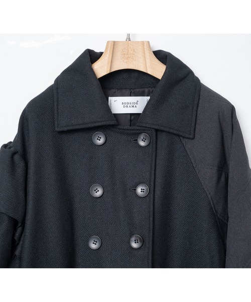 bedsidedrama(ベットサイドドラマ)の「BEDSIDEDRAMA/ベッドサイドドラマ/Dreamin' Mix Wide Coat(その他アウター・レディース・カーキ/ブラック・1/2)」の12枚目の写真