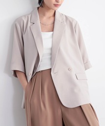 for/c（フォーシー）の「テーラードダブルジャケット【サスティナブル】（テーラードジャケット）」