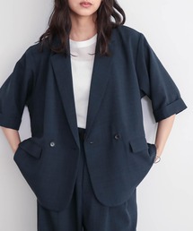 for/c（フォーシー）の「テーラードダブルジャケット【サスティナブル】（テーラードジャケット）」