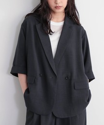 for/c（フォーシー）の「テーラードダブルジャケット【サスティナブル】（テーラードジャケット）」