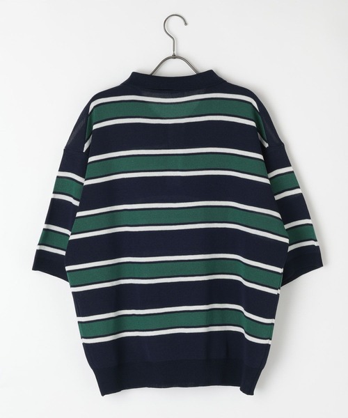 GEORGE'S（ジョージズ）の「ドライタッチポロ（シャツ/ブラウス・メンズ・ネイビー系/ブラウン・LARGE/MEDIUM）」の5枚目の写真