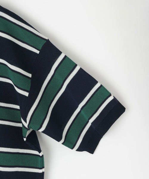 GEORGE'S（ジョージズ）の「ドライタッチポロ（シャツ/ブラウス・メンズ・ネイビー系/ブラウン・LARGE/MEDIUM）」の6枚目の写真