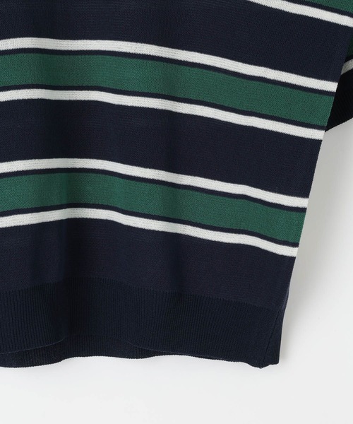 GEORGE'S（ジョージズ）の「ドライタッチポロ（シャツ/ブラウス・メンズ・ネイビー系/ブラウン・LARGE/MEDIUM）」の7枚目の写真