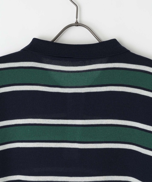 GEORGE'S（ジョージズ）の「ドライタッチポロ（シャツ/ブラウス・メンズ・ネイビー系/ブラウン・LARGE/MEDIUM）」の8枚目の写真