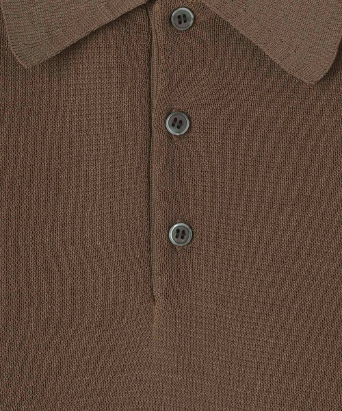 GEORGE'S（ジョージズ）の「ドライタッチポロ（シャツ/ブラウス・メンズ・ネイビー系/ブラウン・LARGE/MEDIUM）」の9枚目の写真