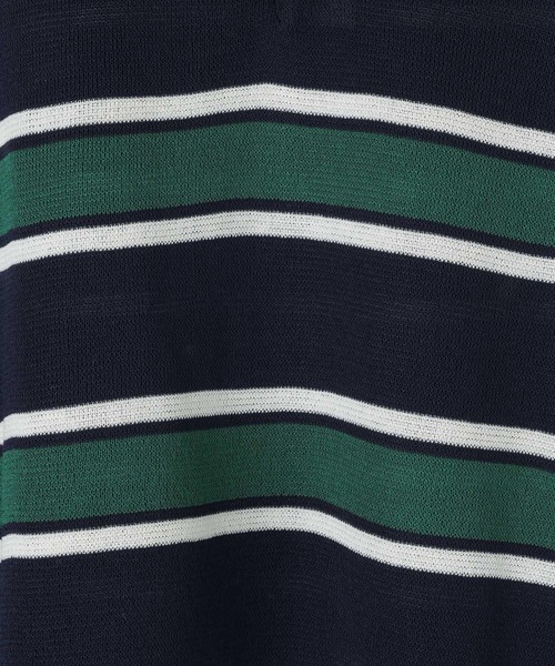 GEORGE'S（ジョージズ）の「ドライタッチポロ（シャツ/ブラウス・メンズ・ネイビー系/ブラウン・LARGE/MEDIUM）」の3枚目の写真