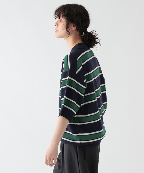 GEORGE'S(ジョージズ)の「ドライタッチポロ(シャツ/ブラウス・メンズ・ネイビー系/ブラウン・LARGE/MEDIUM)」の11枚目の写真