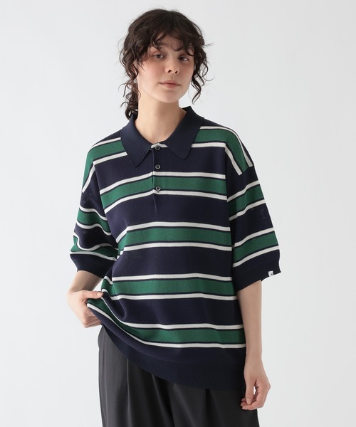 GEORGE'S(ジョージズ)の「ドライタッチポロ(シャツ/ブラウス・メンズ・ネイビー系/ブラウン・LARGE/MEDIUM)」の15枚目の写真