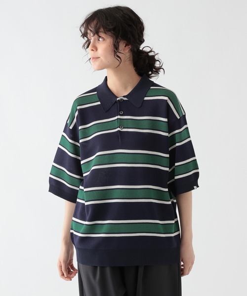 GEORGE'S(ジョージズ)の「ドライタッチポロ(シャツ/ブラウス・メンズ・ネイビー系/ブラウン・LARGE/MEDIUM)」の16枚目の写真