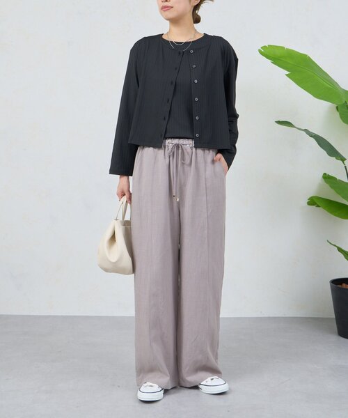 Jena espace merveilleux(ジェナ エスパスメルヴェイユ)の「ストライプセットカットソー(Tシャツ/カットソー・レディース・ブラック/ミント/オフホワイト・FREE)」の9枚目の写真
