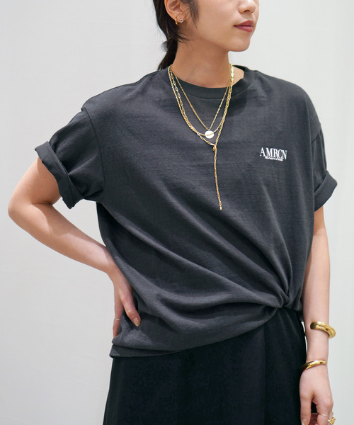 AMERICANA/アメリカーナ】別注BASIC PRINT T（Tシャツ/カットソー