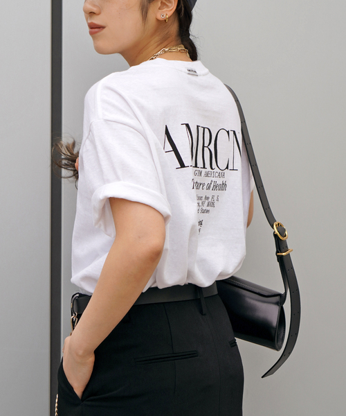 AMERICANA/アメリカーナ】別注BASIC PRINT T（Tシャツ/カットソー