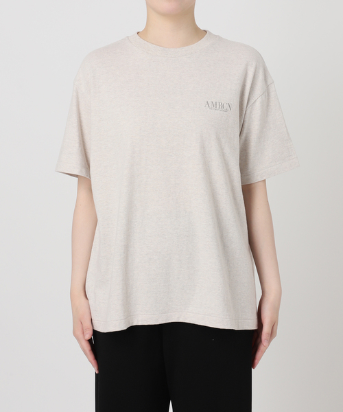 AMERICANA(アメリカーナ)の「【AMERICANA/アメリカーナ】別注BASIC PRINT T(Tシャツ/カットソー・レディース・ホワイト/ブラック系その他/アイボリー・36)」の12枚目の写真