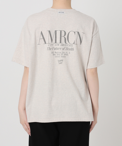 AMERICANA(アメリカーナ)の「【AMERICANA/アメリカーナ】別注BASIC PRINT T(Tシャツ/カットソー・レディース・ホワイト/ブラック系その他/アイボリー・36)」の14枚目の写真