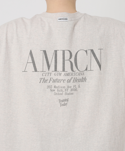 AMERICANA(アメリカーナ)の「【AMERICANA/アメリカーナ】別注BASIC PRINT T(Tシャツ/カットソー・レディース・ホワイト/ブラック系その他/アイボリー・36)」の18枚目の写真