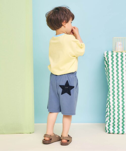 apres les cours(アプレレクール)の「【接触冷感】ひんやりスターポケットハーフパンツ(その他パンツ・キッズ・ミント/ブルー・100/130/120/110/90/80)」の4枚目の写真